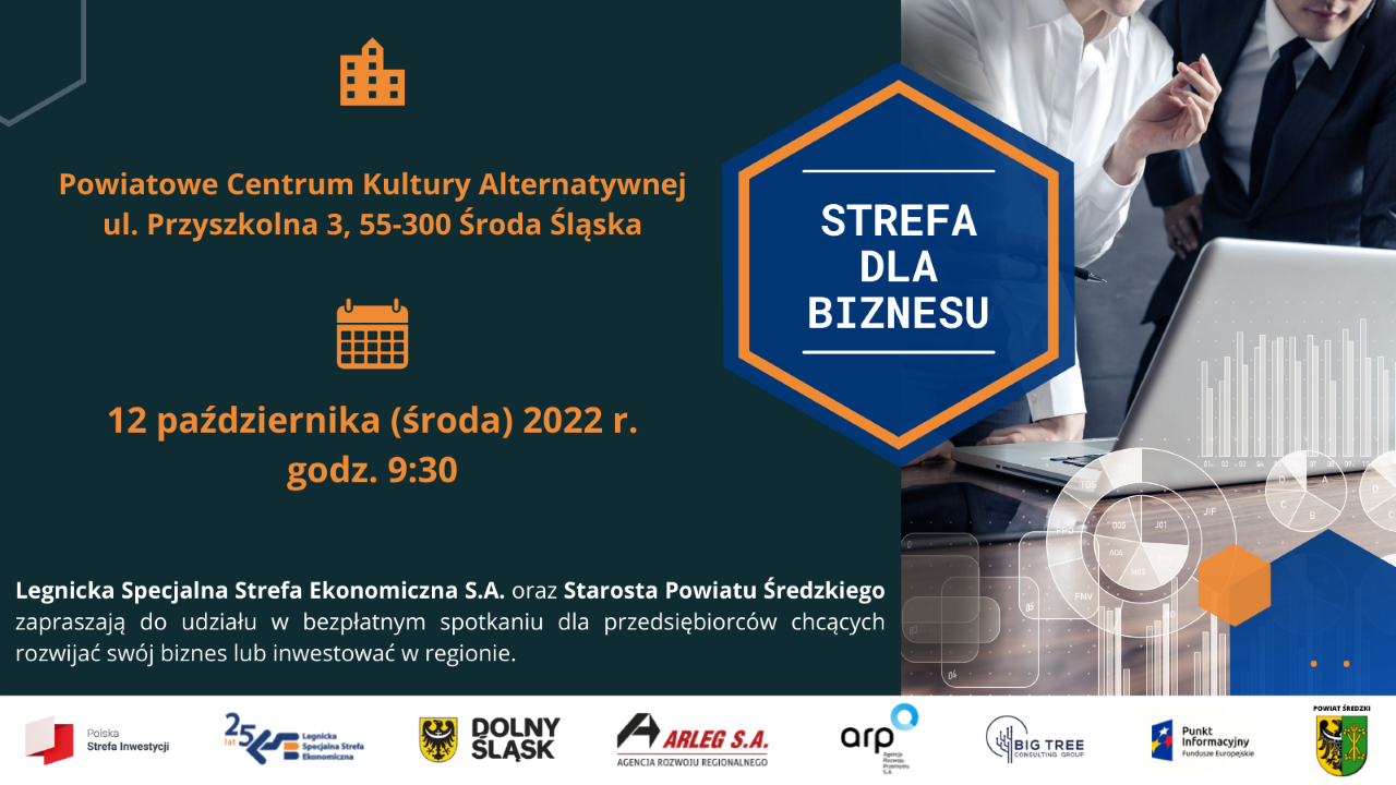 12.10.2022 - Spotkanie dla Przedsiębiorców || STREFA DLA BIZNESU || ŚRODA ŚLĄSKA