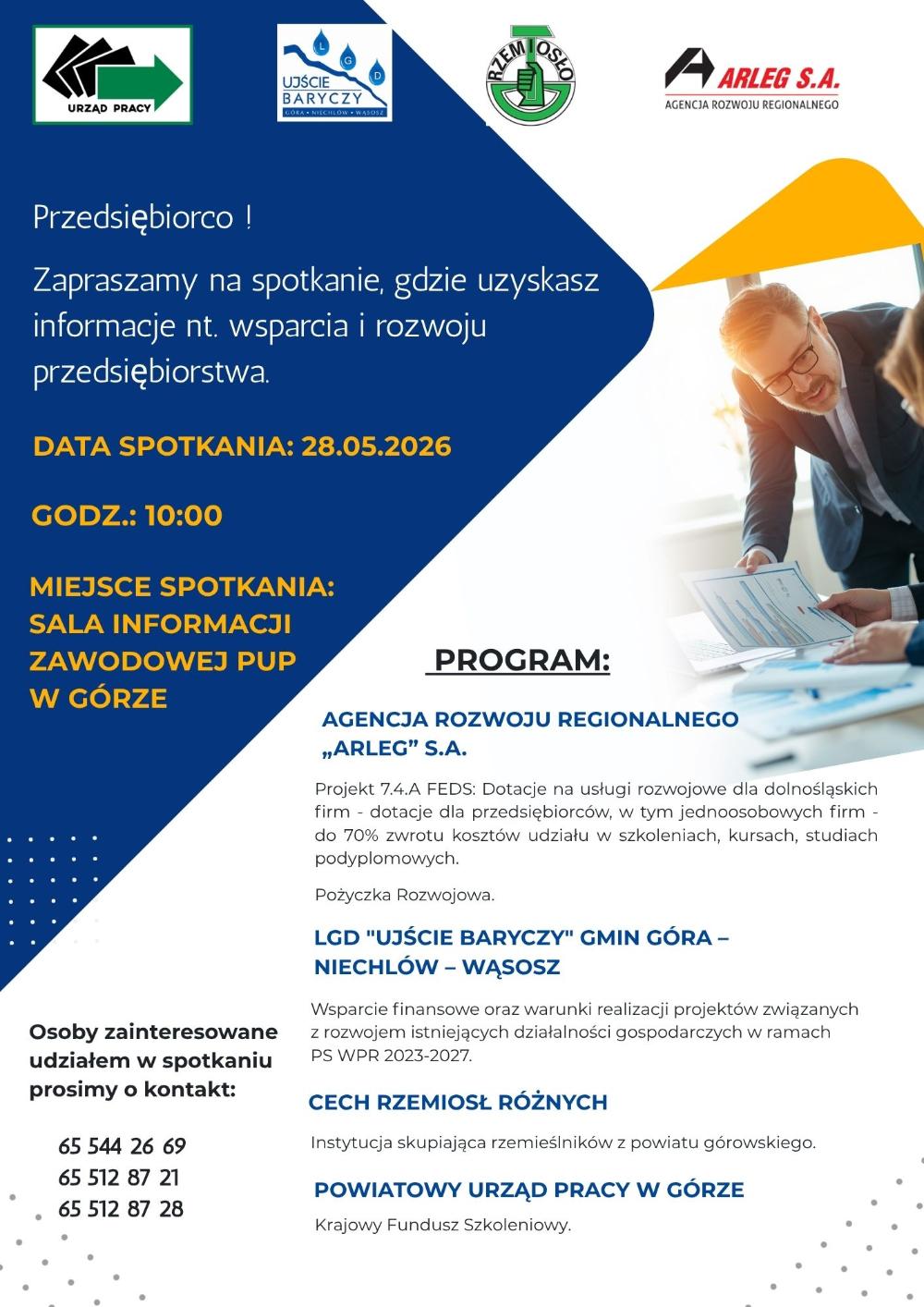 28.05.2026 r. Zaproszenie na spotkanie informacyjne w Górze