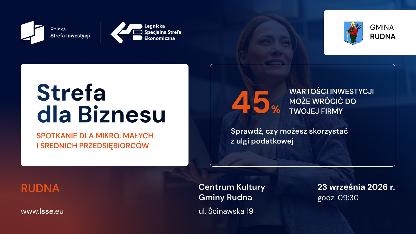 23.09.2026: Strefa dla Biznesu w Rudnej